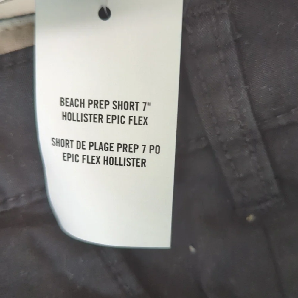 Hollister Beach Prep 7 inch Shorts Black 36